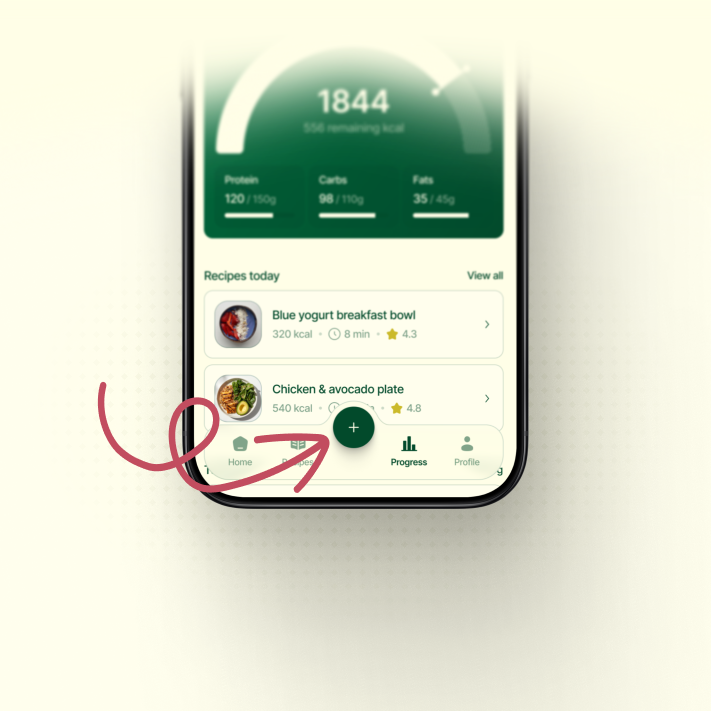 Snap your meal in the Tonus Health app